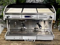 Wega Concept 2 Group White Espresso Coffee Machine Commercial Cafe Latte Bar