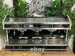 Wega Concept 3 Group Black Splashback Espresso Coffee Machine Commercial Cafe