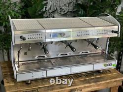 Wega Concept 3 Group White Espresso Coffee Machine Commercial Cafe Barista Bar