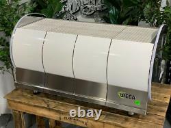 Wega Concept 3 Group White Espresso Coffee Machine Commercial Cafe Barista Bar