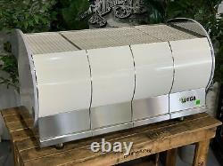 Wega Concept 3 Group White Espresso Coffee Machine Commercial Cafe Barista Bar