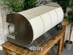 Wega Concept 3 Group White Espresso Coffee Machine Commercial Cafe Barista Bar