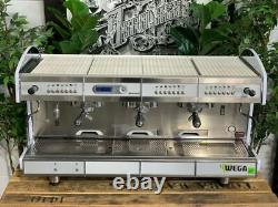 Wega Concept 3 Group White Espresso Coffee Machine Commercial Cafe Barista Bar