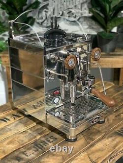 Wega Mininova Classic 1 Group Brand New Wooden Accents Espresso Coffee Machine