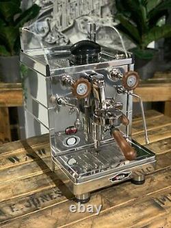 Wega Mininova Classic 1 Group Brand New Wooden Accents Espresso Coffee Machine