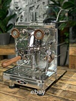 Wega Mininova Classic 1 Group Brand New Wooden Accents Espresso Coffee Machine