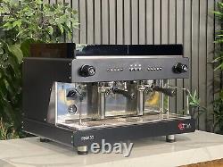 Wega Pegaso Evd 2 Group Espresso Coffee Machine Black Commercial Cafe Barista