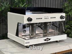 Wega Pegaso Evd 2 Group Espresso Coffee Machine White Commercial Cafe Barista