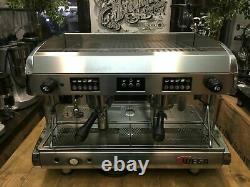 Wega Polaris 2 Group Chrome Espresso Coffee Machine Commercial Cafe Barista Cup