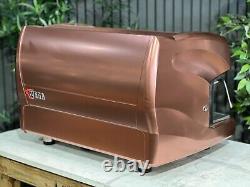 Wega Polaris 2 Group Espresso Coffee Machine Rose Gold Copper High Cup Cafe Cart