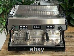 Wega Polaris 2 Group High Cup Gloss Black Espresso Coffee Machine Custom Cafe