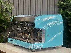 Wega Polaris 2 Group High Cup Light Blue Espresso Coffee Machine Commercial Cafe