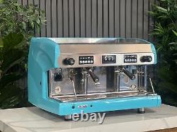 Wega Polaris 2 Group High Cup Light Blue Espresso Coffee Machine Commercial Cafe