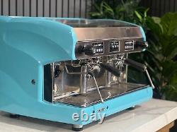 Wega Polaris 2 Group High Cup Light Blue Espresso Coffee Machine Commercial Cafe