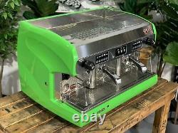 Wega Polaris 2 Group High Cup Pale Green Espresso Coffee Machine Commercial
