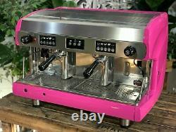 Wega Polaris 2 Group Hot Pink High Cup Espresso Coffee Machine Commercial Cafe