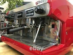 Wega Polaris 2 Group Red Espresso Coffee Machine Commercial Cafe Barista Bar