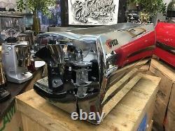 Wega Polaris 3 Group Chrome Espresso Coffee Machine Cafe Restaurant Latte Cup