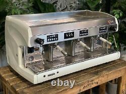 Wega Polaris 3 Group White High Cup Espresso Coffee Machine Custom Commercial