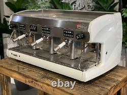 Wega Polaris 3 Group White High Cup Espresso Coffee Machine Custom Commercial