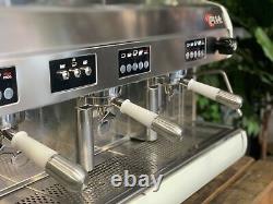 Wega Polaris 3 Group White High Cup Espresso Coffee Machine Custom Commercial