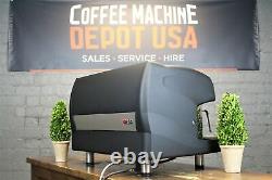 Wega Polaris High Cup 2 Group Matte Black Commercial Espresso Machine
