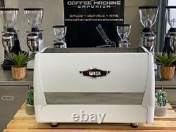 Wega Polaris Low Cup 2 Group Commercial Espresso Coffee Machine Matt White