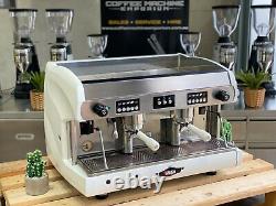 Wega Polaris Low Cup 2 Group Commercial Espresso Coffee Machine Matt White