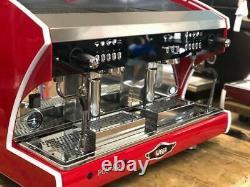 Wega Polaris Tron 2 Group Red Brand New Espresso Coffee Machine Commerical Cafe