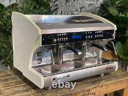 Wega Polaris Tron 2 Group White Espresso Coffee Machine Commercial Cafe Barista