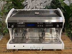 Wega Polaris Tron 2 Group White Espresso Coffee Machine Commercial Cafe Latte