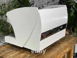 Wega Polaris Tron 2 Group White Espresso Coffee Machine Commercial Cafe Latte