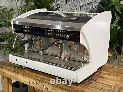 Wega Polaris Tron 2 Group White Espresso Coffee Machine Commercial Cafe Latte