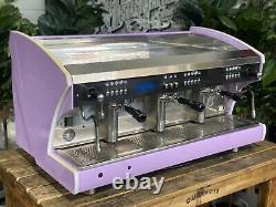 Wega Polaris Tron 3 Group Espresso Coffee Machine Lilac Commercial Wholesale Bar