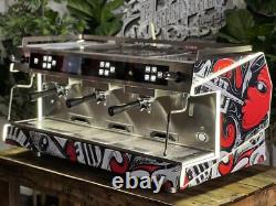 Wega Urban 3 Group Brand New Custom Wrap Espresso Coffee Machine Commercial