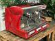 Wega Vela 2 Group Red Espresso Coffee Machine Custom Commercial Cart Cafe Barist