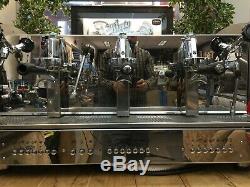 3 Groupe Orchestrale Etnica En Acier Inoxydable Espresso Machine À Café De Commerce