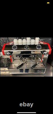 Barista Commercial 2 Groupe Espresso Machine À Café Avec Un Broyeur