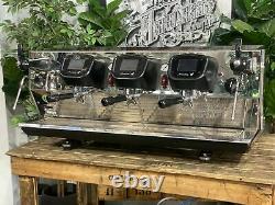 Bfc Aviator 3 Groupe Black & Inox Espresso Machine À Café Commercial Café