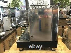 Brugnetti Delta 3 Groupe Black Stainless Steel Espresso Coffee Machine Commercial