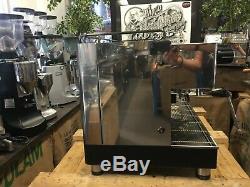 Brugnetti Delta 3 Groupe Noir Acier Inoxydable Espresso Machine À Café De Commerce