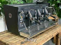 Brugnetti Guilia Manufactum 3 Groupe Black Espresso Machine À Café Commerciale