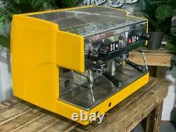 Cma 2 Groupe Espresso Jaune Machine À Café Commercial Cafe Cart Remorque Mobile