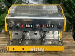 Cma 2 Groupe Espresso Jaune Machine À Café Commercial Cafe Cart Remorque Mobile