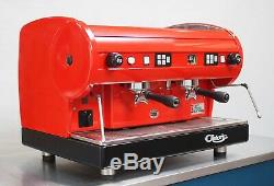 Cma Astoria 2 Groupe Lisa Gras Rouge À Lèvres Rouge Café Espresso Machine- Simplement Wow