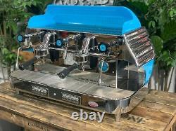 Elektra Barlume 2 Groupe Blue Espresso Machine À Café Commerciale Sur Mesure Café