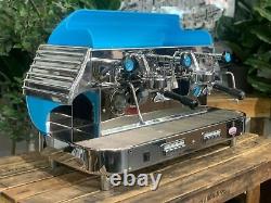 Elektra Barlume 2 Groupe Blue Espresso Machine À Café Commerciale Sur Mesure Café