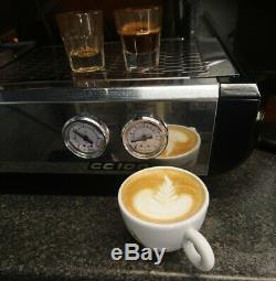 Espresso Café Commercial Machine 2 Groupe Conti Cc100 Entièrement Entretenu