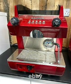 Gaggia Gd 1 Groupe Espresso Coffee Machine Red Prix Réduit