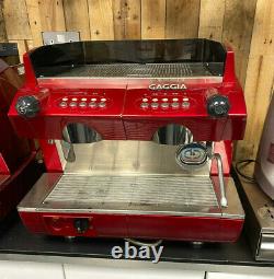 Gaggia Gd Compact 2 Groupe Espresso Coffee Machine Red